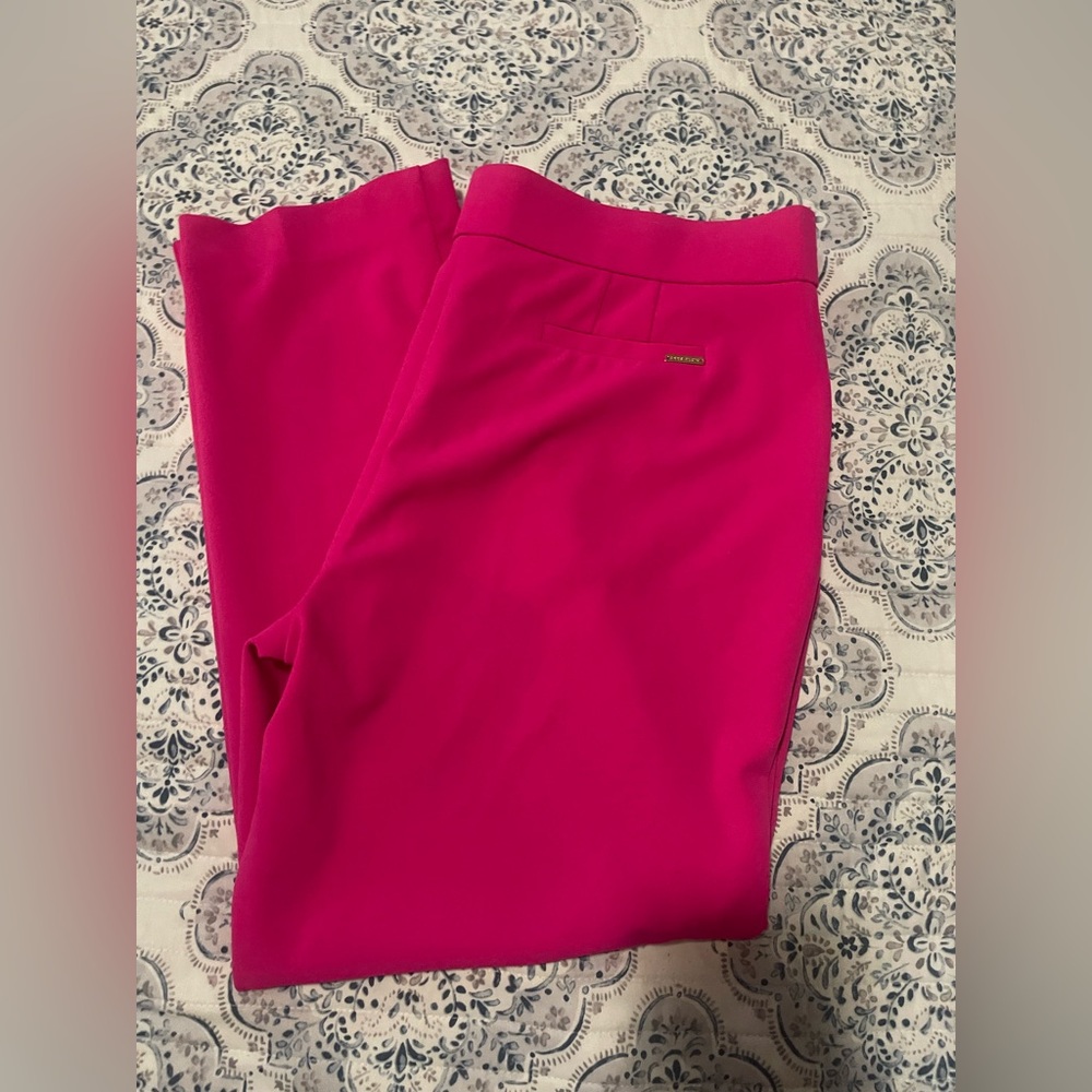 Anne Klein Vibrant Pink Women's Pants - Picture 7 of 7